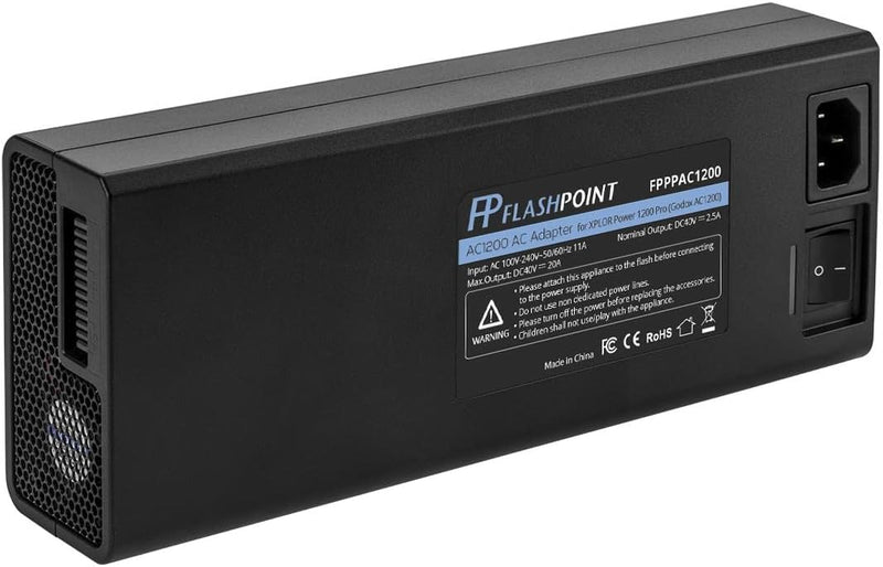Flashpoint AC1200 AC Adapter for XPLOR Power 1200 Pro (Godox AC1200)