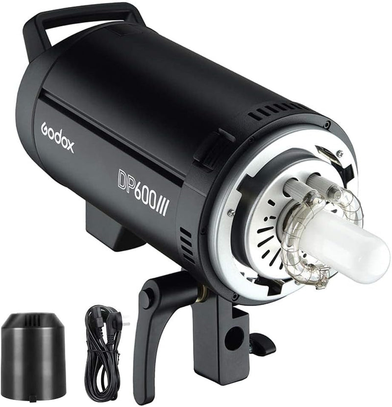 Godox DP600III Professional Studio Flash Bowens Mount LCD Control Panel, It Provides an Ideal Light Source for Wedding Photography, Advertising Shooting, Portrait and Fashion Photography, etc.