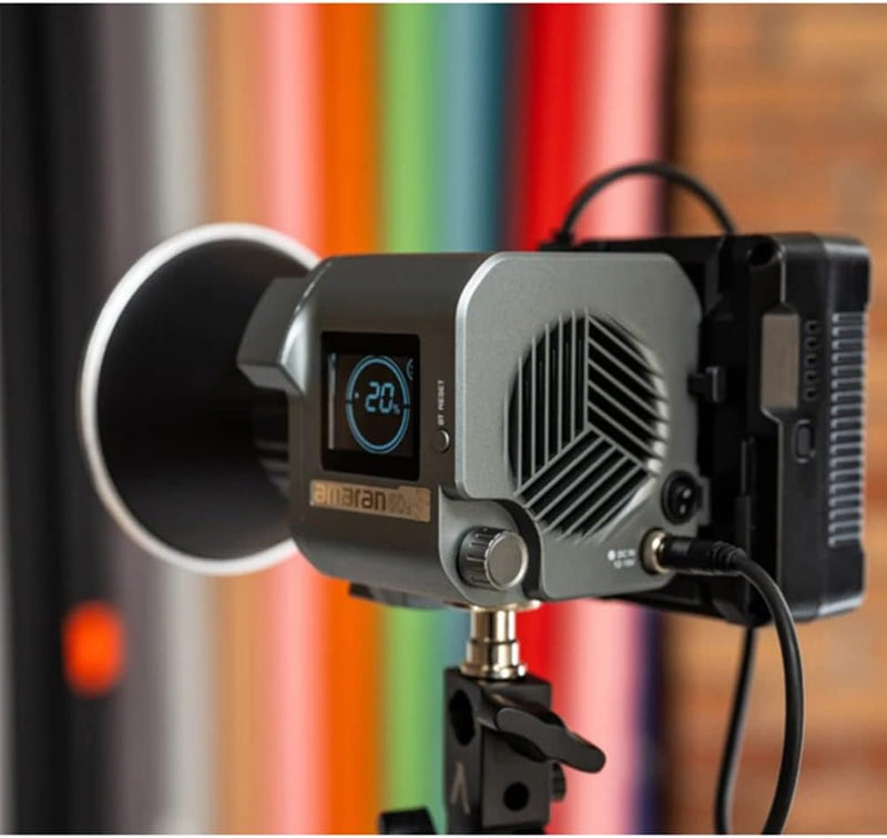 Aputure Amaran 60D S,Amaran 60D COB Daylight LED Video Light,65W 5600k Bluetooth App Control 8 Built-in Lighting Effects DC/AC Power Supply