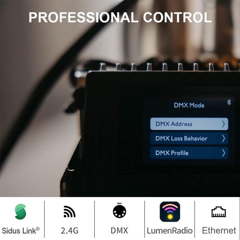 Aputure LS 600x Pro 600W Bi-Color LED Video Light, CCT 2700K~6500K, CRI&TLCI ≥96,App Control 9 Lighting FX V-Mount for Video Recording Photography
