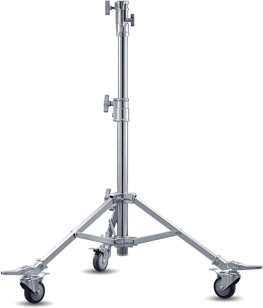 Godox SA5015 5.25 Feet Roller Stand with Folding Base, Heavy-Duty Steel Construction, and Adjustable Height