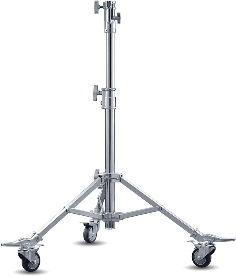 Godox SA5015 5.25 Feet Roller Stand with Folding Base, Heavy-Duty Steel Construction, and Adjustable Height