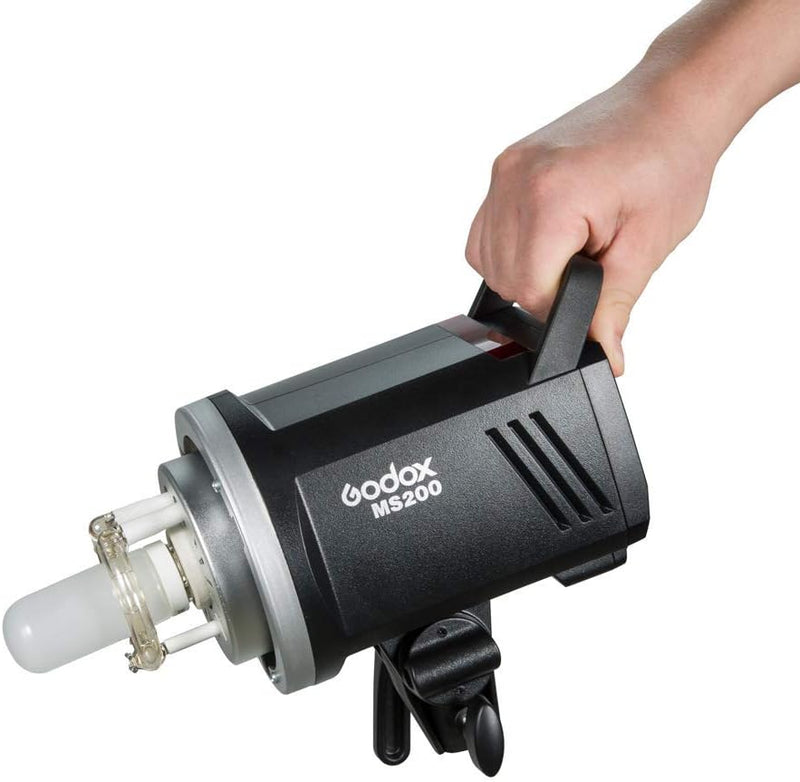Godox MS200 200WS 2.4G Wireless X System Studio Flash,5600±200k Color Temperature,0.1-1.8S Recycle Time,Using Godox X1 Trigger & XT16 Transmitter or xpro and x2 Trigger to remotely Control