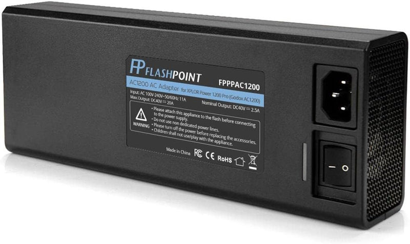 Flashpoint AC1200 AC Adapter for XPLOR Power 1200 Pro (Godox AC1200)