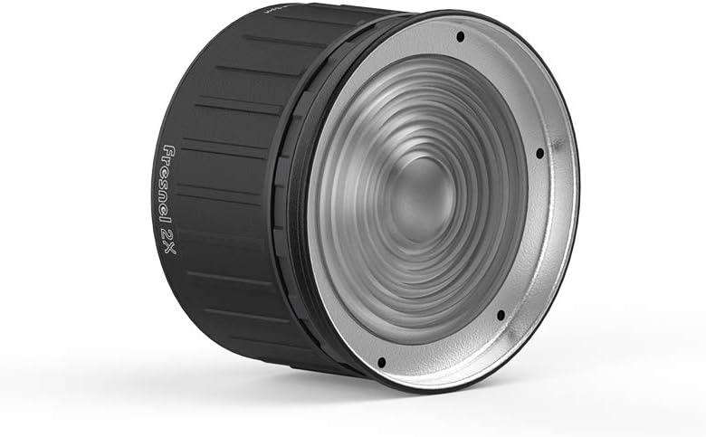 Aputure Fresnel 2X,Fresnel ii 2 Lens Mount for Aputure 300D Mark II,120D Mark 2, 300D,120D amaran 300c 150c and Other Bowen-S Mount Continuous Lights Lens