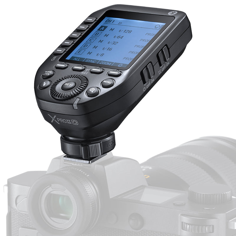 Godox XProII XProII-O XProIIO TTL 2.4G Wireless Flash Trigger for Olympus & Panasonic Cameras, HSS 1/8000s, GodoxPhoto APP Control, New Hotshoe Locking, Modeling Light, Zoom Setting(Xpro-O Version 2)