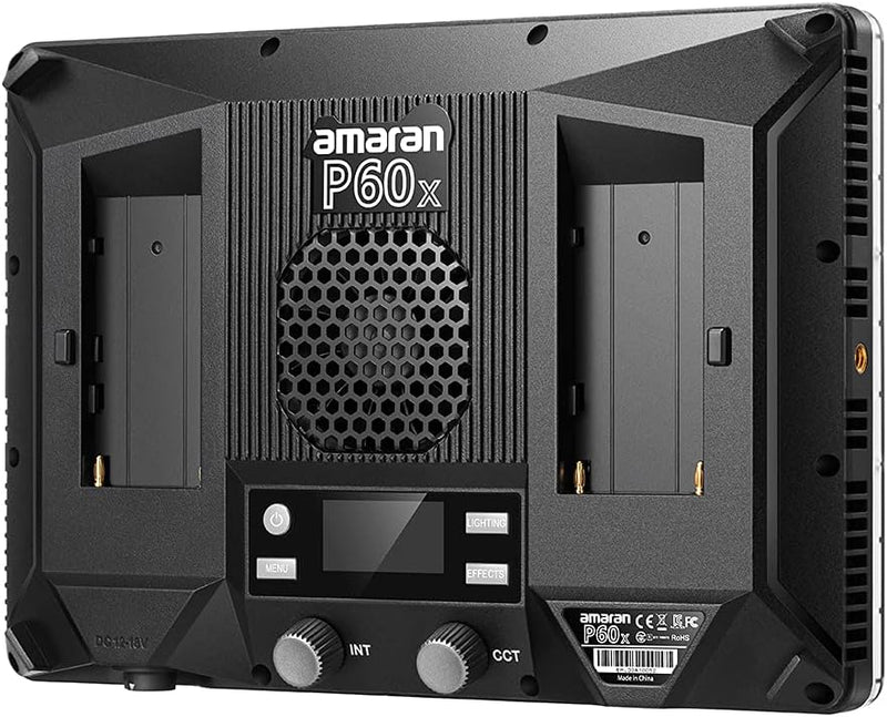 Aputure Amaran P60X Video Panel Light,Color Temperature 3200K-6500K,60w CRI95+/TLCI 97+,5070lux@1m,with Softbox,Support App