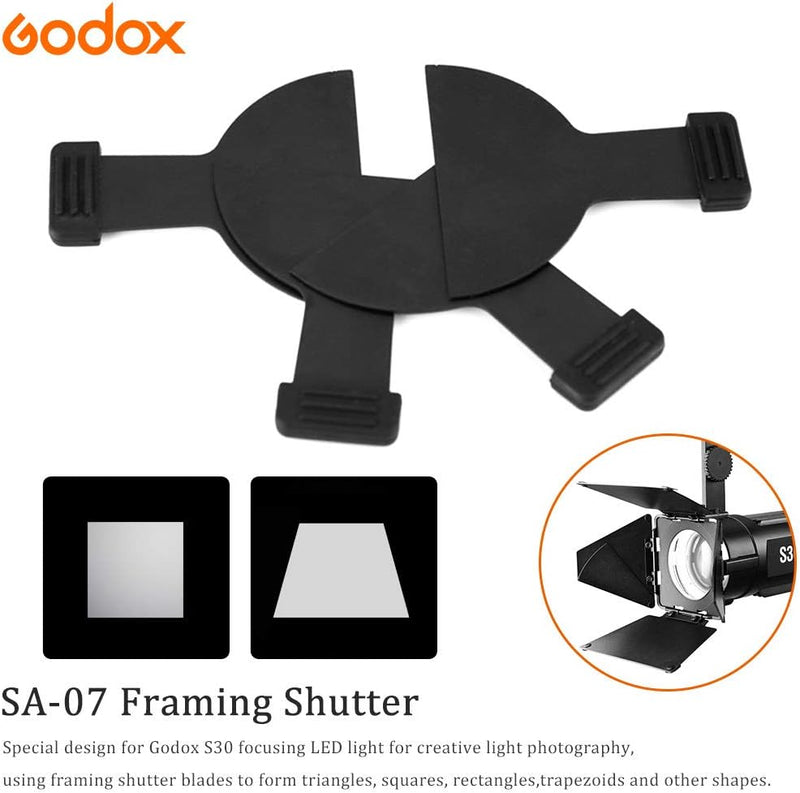 GODOX SA-07 Framing Shutter for S30 Focusing LED Light S30 Acessories