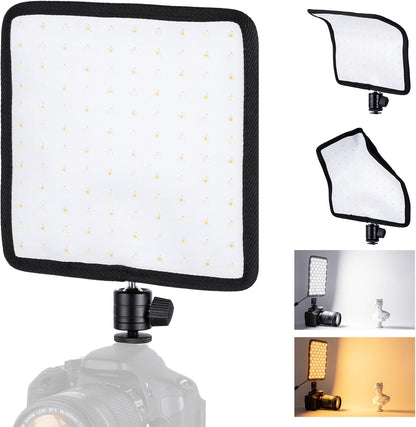 Fomito-RX-8TS/8TDS Falconeyes Foldable Flexible LED Light Panel Kit 5600K CRI95 On-Camera Lamp Daylight Splash-Proof for Video Studio Photography Lighting-F0072/F0073