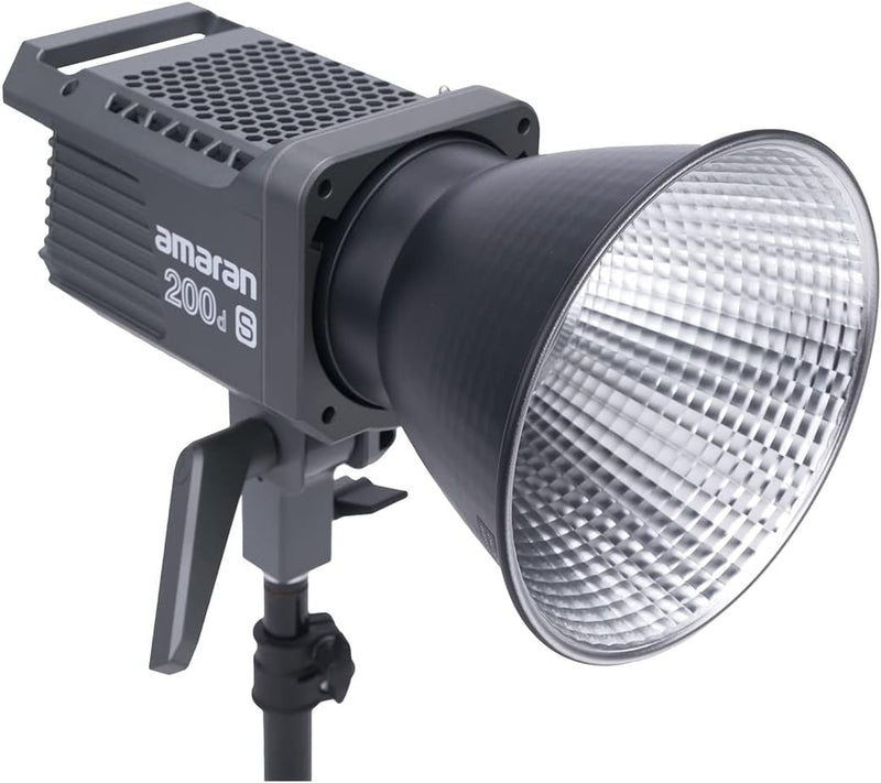 Aputure Amaran 200d S 200d-s 200ds 200W Daylight LED Video Light, CRI 96+ TLCI 99+ 55,800 lux@1m Bluetooth App Control, DC/AC Power Supply Point-Source Light for Studio Photography (200d Upgrade)