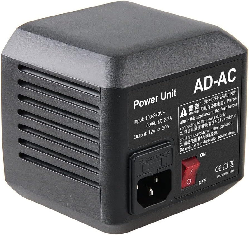 GODOX AD-AC Power Source Adapter Unit with 5M Cable AD600 AD600M AD600B AD600BM Flashpoint XPLOR 600 Flash