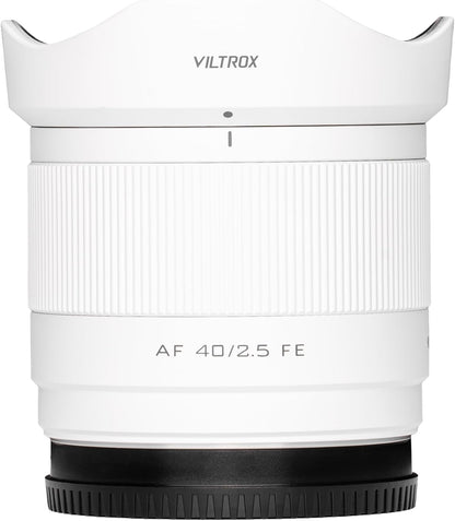 VILTROX AF 40mm f2.5 FE Full Frame Lens for Sony, 40mm f/2.5 Prime e Mount Lens for Sony a7cr a7ii a9iii a7cii a7rv a6700 a7iv a7iii ZV-E10 II a6600 a6400