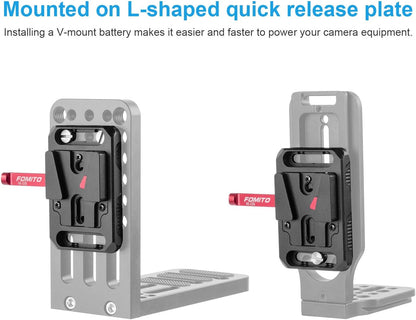 FOMITO- VK-03 V-Mount V-Lock Base Station Quick Release Plate-F0030