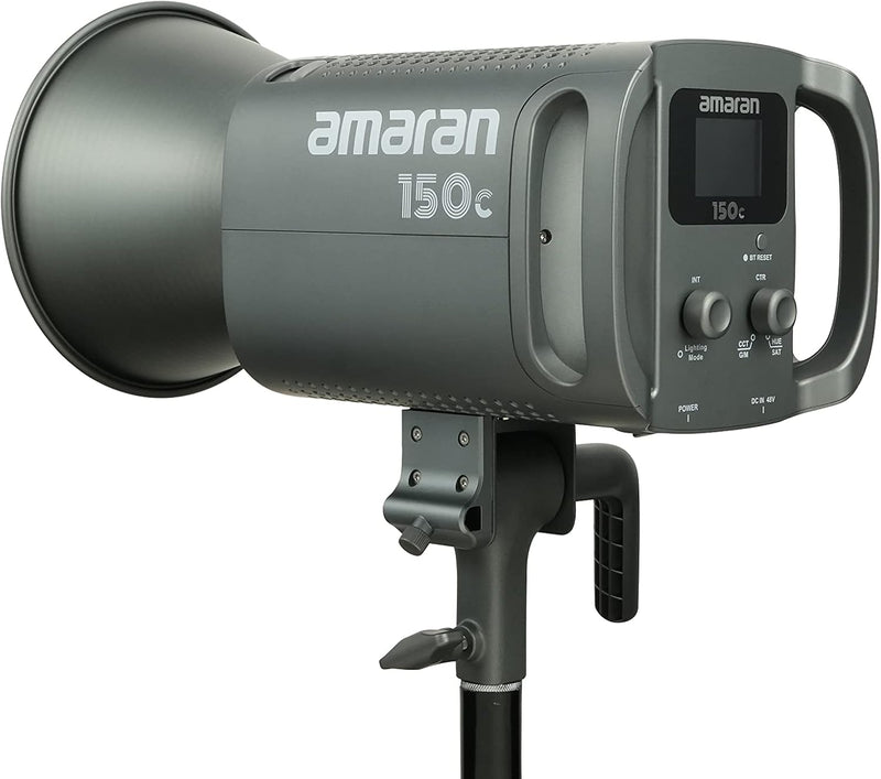 Aputure Amaran 150c COB Video Light,RGBWW 150W,2,500K to 7,500K CCT with G/M Adjustment,15,610 lux @ 1m with Hyper Reflector,APP Control