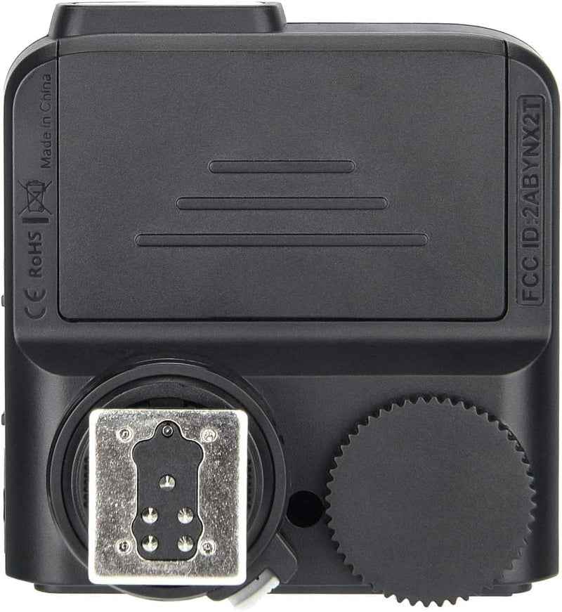 Godox X2T-C TTL Wireless Flash Trigger for Canon, Bluetooth Connection, 1/8000s HSS,5 Separate Group Buttons, Relocated Control-Wheel, New Hotshoe Locking, New AF Assist Light