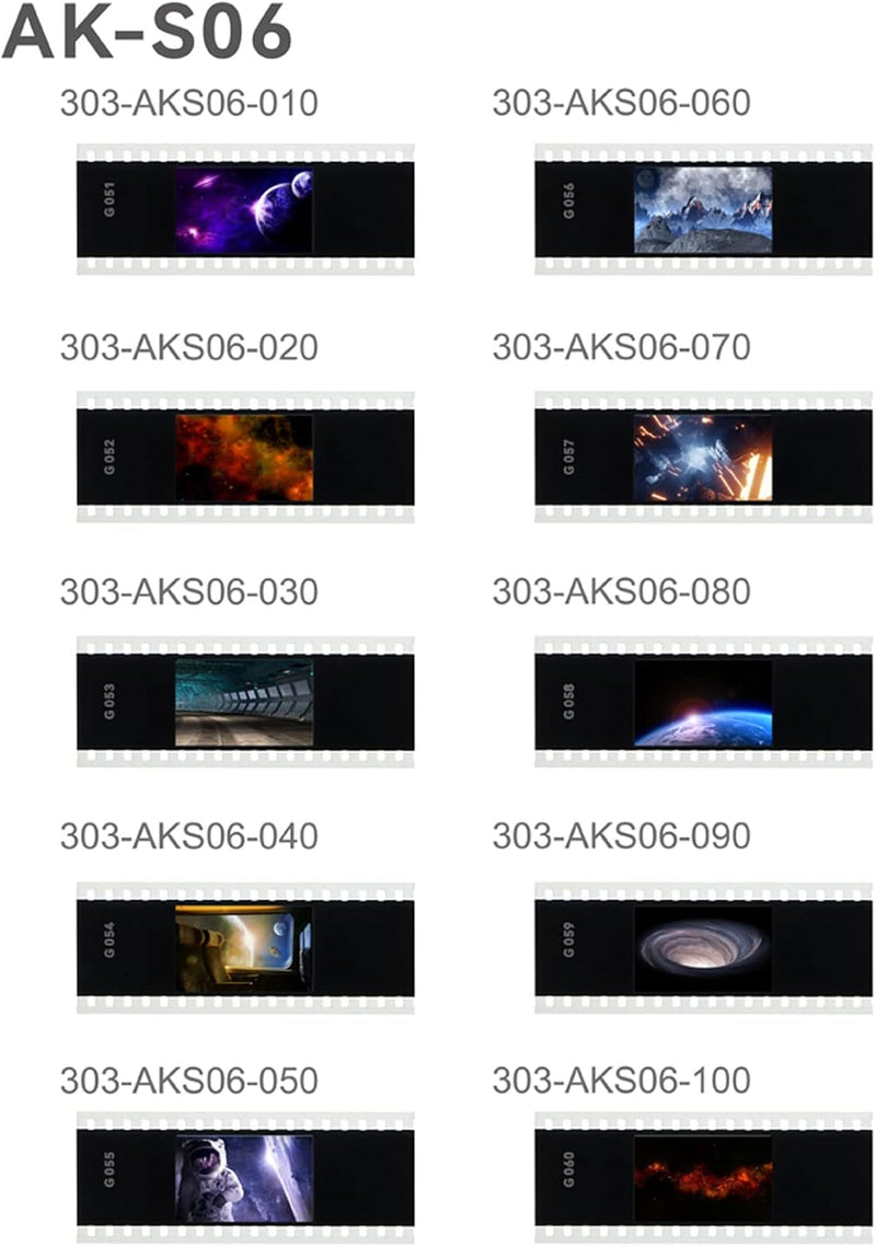 Godox AK-S Full Slide Set Accessories for Godox AK-R21 Camera Flash 60 PCS Transparencies Collection