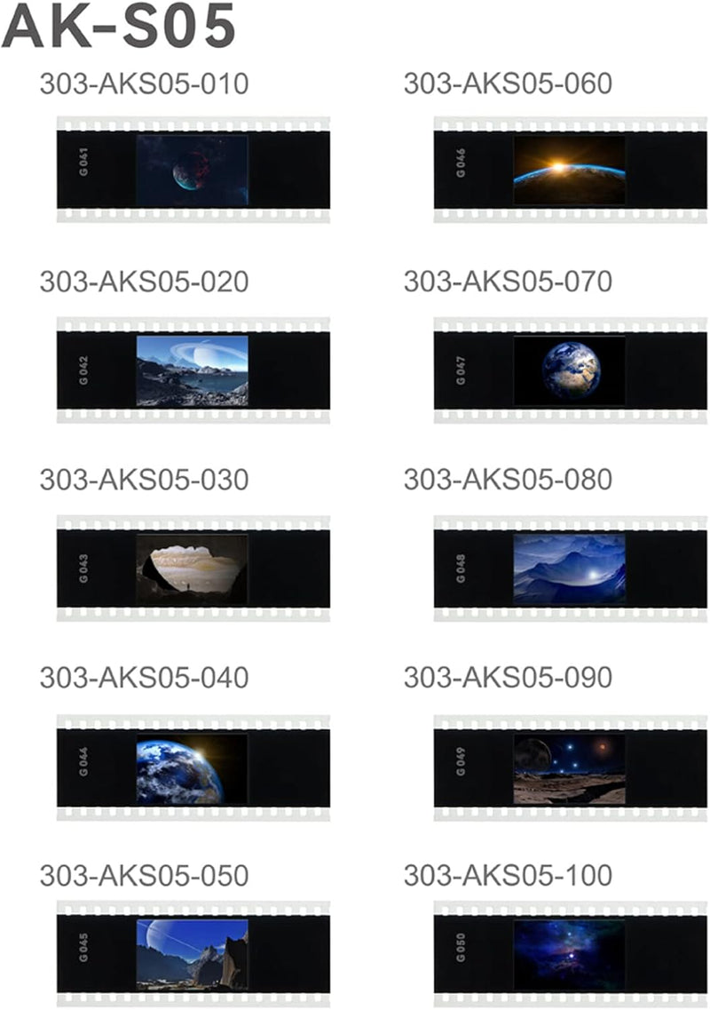 Godox AK-S Full Slide Set Accessories for Godox AK-R21 Camera Flash 60 PCS Transparencies Collection