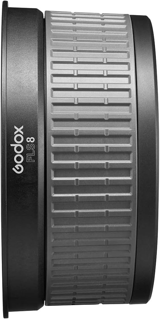 Godox FLS8 Fresnel Lens with Bowens Mount for Godox SL60W VL150 SL150II SZ150R SL200II SZ200BI Spotlight for Aputure LED Lights and Other Bowens Mount Continuous Lights (Adjustable Beam Angle 10-40°)