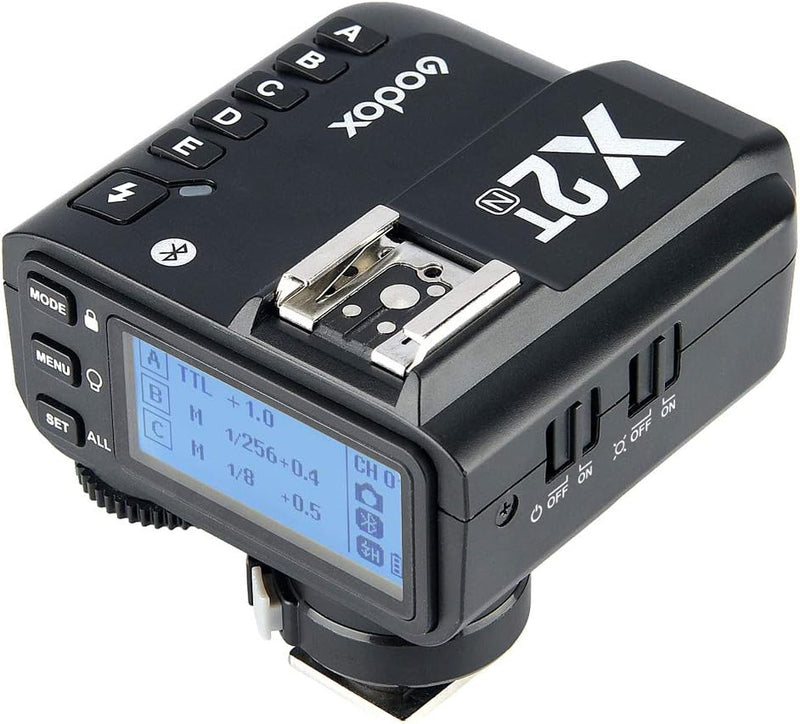 Godox X2T-N 2.4G Wireless Flash Trigger Transmitter Compatible with Nikon Camera Support i-TTL HSS 1/8000s Group Function LED Control Panel