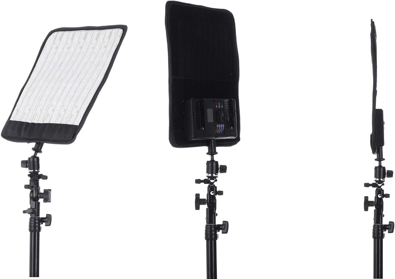 Falcon Eyes RX-T12 RGB 50W 2700K-9999K Portable LED Photo Light Flexible LED Panel with Battery and Charger for Photography Video Lighting Studio Interview
