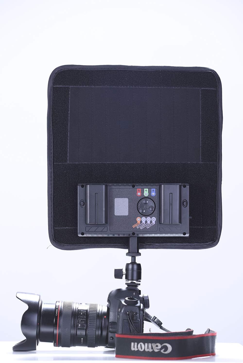 Falcon Eyes RX-T12 RGB 50W 2700K-9999K Portable LED Photo Light Flexible LED Panel with Battery and Charger for Photography Video Lighting Studio Interview