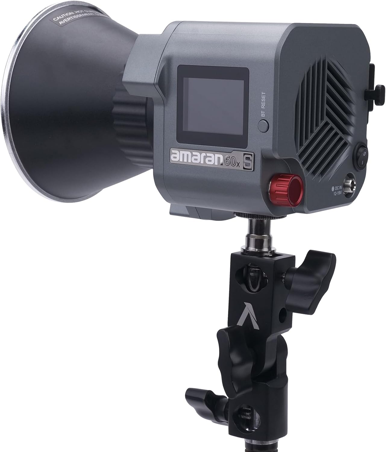 Aputure Amaran COB 60X S LED Video Light Bowens Mount,33,300 lux @1m Bi-Color 2700-6500k Photography Studio Lighting,AC/DC Power Support with App Control for Studio Live Streaming Video Shooting