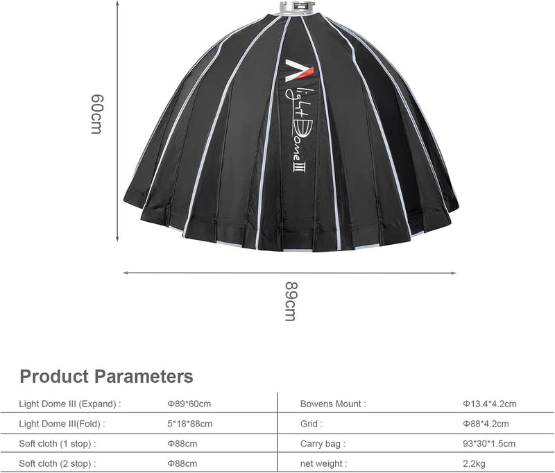Aputure Light Dome III (35.1")