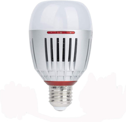 Aputure Accent B7c LED Smart Bulb 7W RGBWW,2000k-10000k Bi Color,CCT/HSI/FX Mode,App Control Built-in Battery, E26/E27 Socket