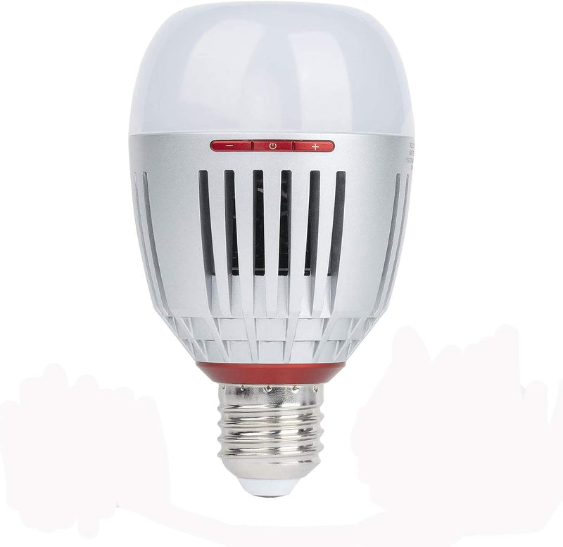 Aputure Accent B7c LED Smart Bulb 7W RGBWW,2000k-10000k Bi Color,CCT/HSI/FX Mode,App Control Built-in Battery, E26/E27 Socket