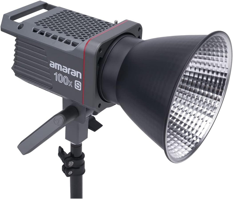 Aputure amaran 100x S Bi-Color LED Video Light, 100W Output, Bluetooth App Control, 9 Built-in Lighting Effects, DC/AC Power Supply, Ultra Silent Fan