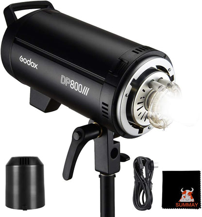 GODOX DP800III Professional Studio Flash 1s Recycling Time GN126 5600k 800Ws Bowens Mount 150W Modeling Lamp