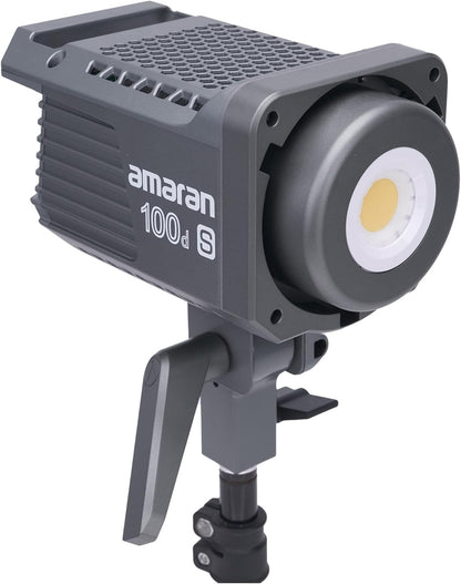 amaran 100dS Studio Light Daylight LED Video Light,amaran 100d upgrage Bluetooth App Control 8 Pre-Programmed Lighting Effects DC/AC Power Supply Photography Shooting Light (amaran 100dS)
