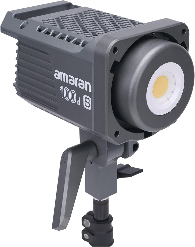 amaran 100dS Studio Light Daylight LED Video Light,amaran 100d upgrage Bluetooth App Control 8 Pre-Programmed Lighting Effects DC/AC Power Supply Photography Shooting Light (amaran 100dS)
