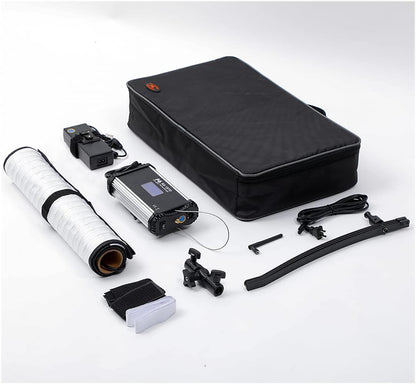 FalconEyes RX-18TD (New Packaging )Bi-Color Dimmable 3000K-5600K 100W Waterproof Flexible Studio Light for Photography (RX-18TD)