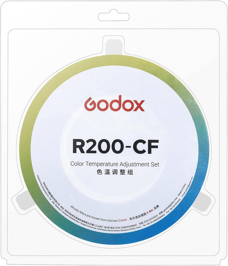GODOX R200-CF Color Gels Kit for Godox R200 Ring Flash Head