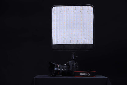 Falcon Eyes RX-T12 RGB 50W 2700K-9999K Portable LED Photo Light Flexible LED Panel with Battery and Charger for Photography Video Lighting Studio Interview