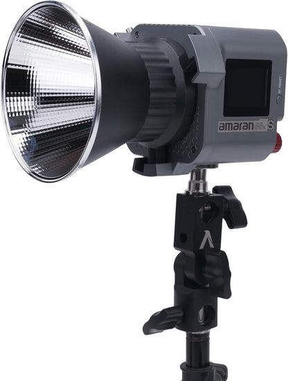 Aputure Amaran COB 60X S LED Video Light Bowens Mount,33,300 lux @1m Bi-Color 2700-6500k Photography Studio Lighting,AC/DC Power Support with App Control for Studio Live Streaming Video Shooting