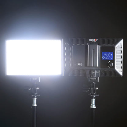 VILTROX L116T CRI95+ Super Slim Dimmable LED Light Panel,Bi-Color 3300K-5600K LED Video Light with LCD Control/Light Mount (NO Battery/No ac Adapter)