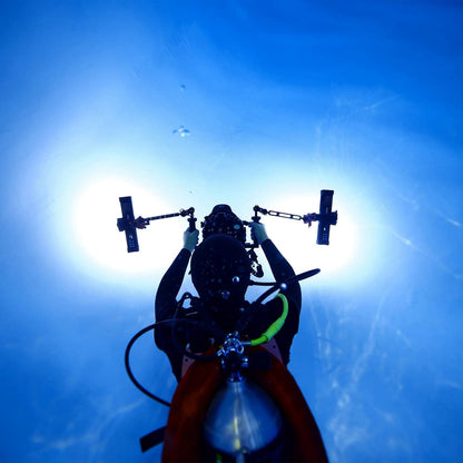 Godox WT25D Daylight Waterproof LED Tube Light, 24W 9.8'' 5600K Underwater LED Light CRI/TLCI 96+ Dimming 0-100%, Supports 40m Dive Depth Bluetooth APP Control
