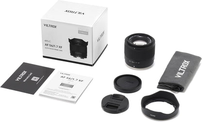 VILTROX 56mm F1.7 Fuji XF, 56mm f/1.7 Fuji X Mount Lens, APS-C Lens for Fujifilm X-Mount X-T5 X-T4 X-T30 II X-S10 X-T200 X-T30 X-H1 X-H2 X-T3 X-T100