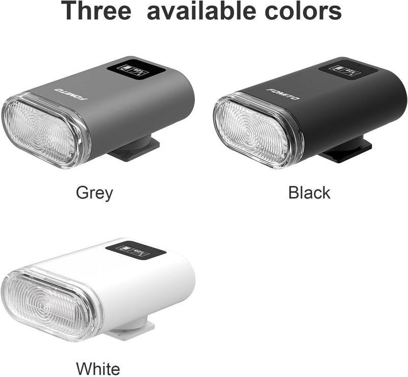 Fomito F10 / F12 Mini Flash Camare Flash, 3.7V Built-in Lithium Battery, GN10 / GN12 with 8 Levels Flash Power, CCT 5600K for Fuji, for Canon, for Nikon, for Sony, for Olympus Camera (FMT-F12-grey)