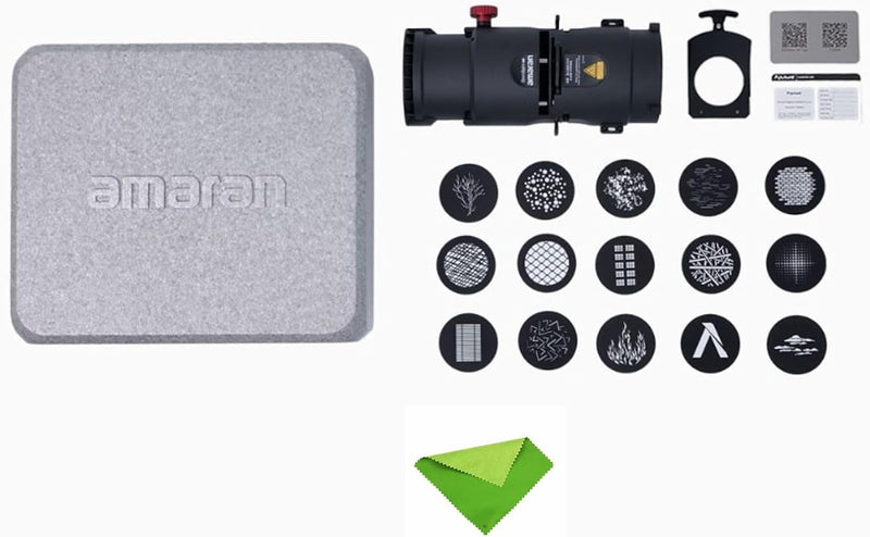 Aputure Amaran Spotlight SE 19º Lens Kit Projection Lens Modifier for Amaran 300C 150C Amaran 200X S 60X S Aputure 300X and Other Power not Exceeding 300W Bowens Mount Lights