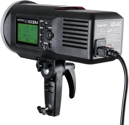 GODOX AD-AC Power Source Adapter Unit with 5M Cable AD600 AD600M AD600B AD600BM Flashpoint XPLOR 600 Flash