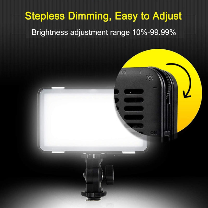 Godox LEDM150 LED Video Light, Camera Light for Pictures Video Recording with 150 LED Beads, CRI 95+ 5600K Photo Light for Outdoor Photography Live Streaming Zoom Calls