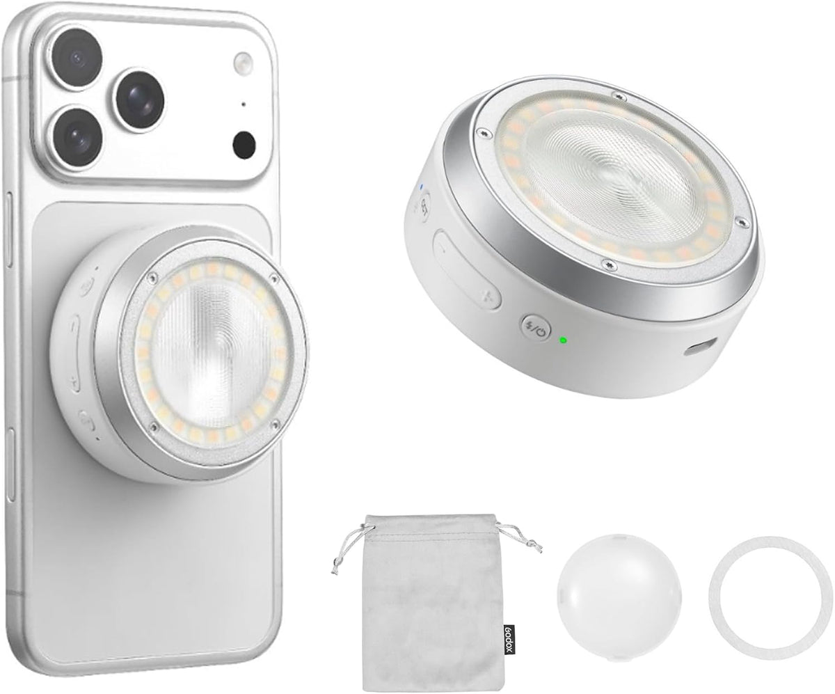 Godox A2 Smartphone Xenon Flash for iPhone (MagSafe Magnetic TTL & 1/8000s HSS)