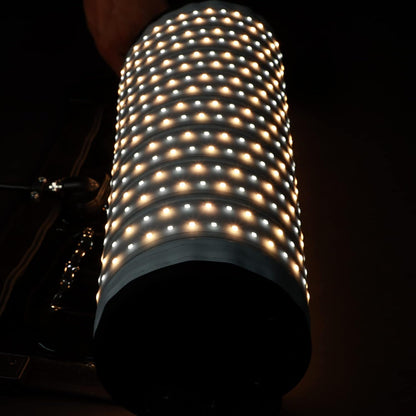 Falcon Eyes RX-24TDX III 220W Roll-Flex LED Light Bi-Color 3000K-5600K IPX8 Waterproof Flexible LED Light with RX-24TDXSBHC II Honeycomb Grid Softbox and 9 Scene Effect Modes, APP Control