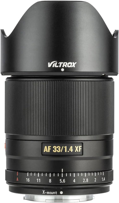 VILTROX 33mm F1.4 fujifilm X Mount f/1.4 XF AF Auto Focus Lens for Fujifilm Fuji X-Mount Camera X-T3 X-T2 X-H1 X20 X-T30 X-T20