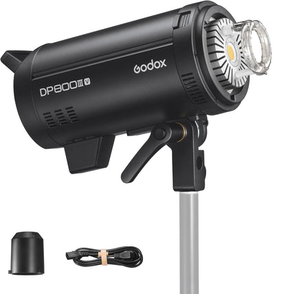 Godox DP800III-V Upgraded Studio Flash Light 800Ws Power GN126 5600±200K Strobe Lighting Built-in 2.4G Wireless X System Bowens Mount Photography Flashes for Wedding Fashion Advertising Photography…