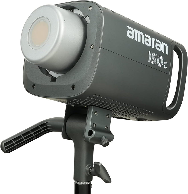 Aputure Amaran 150c COB Video Light,RGBWW 150W,2,500K to 7,500K CCT with G/M Adjustment,15,610 lux @ 1m with Hyper Reflector,APP Control