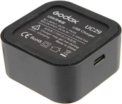 Godox UC29 USB Power Charger Suitable for Godox AD200 AD200pro WB29 Battery Pack